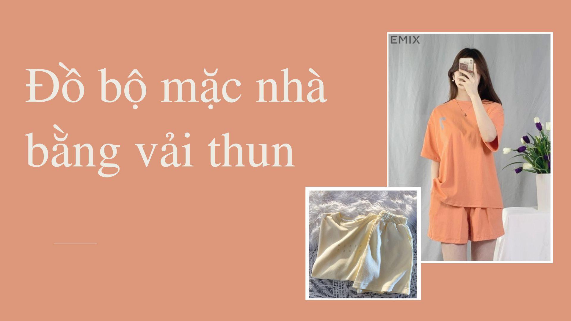 Điểm nhanh 8 mẫu đồ bộ mặc nhà bằng vải thun được mua nhiều nhất trên Shopee - beaudy.vn