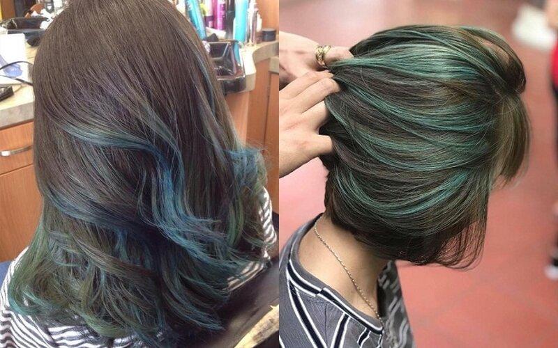 Mách nàng 12+ kiểu màu nhuộm tóc xanh rêu cực bắt trend 2023