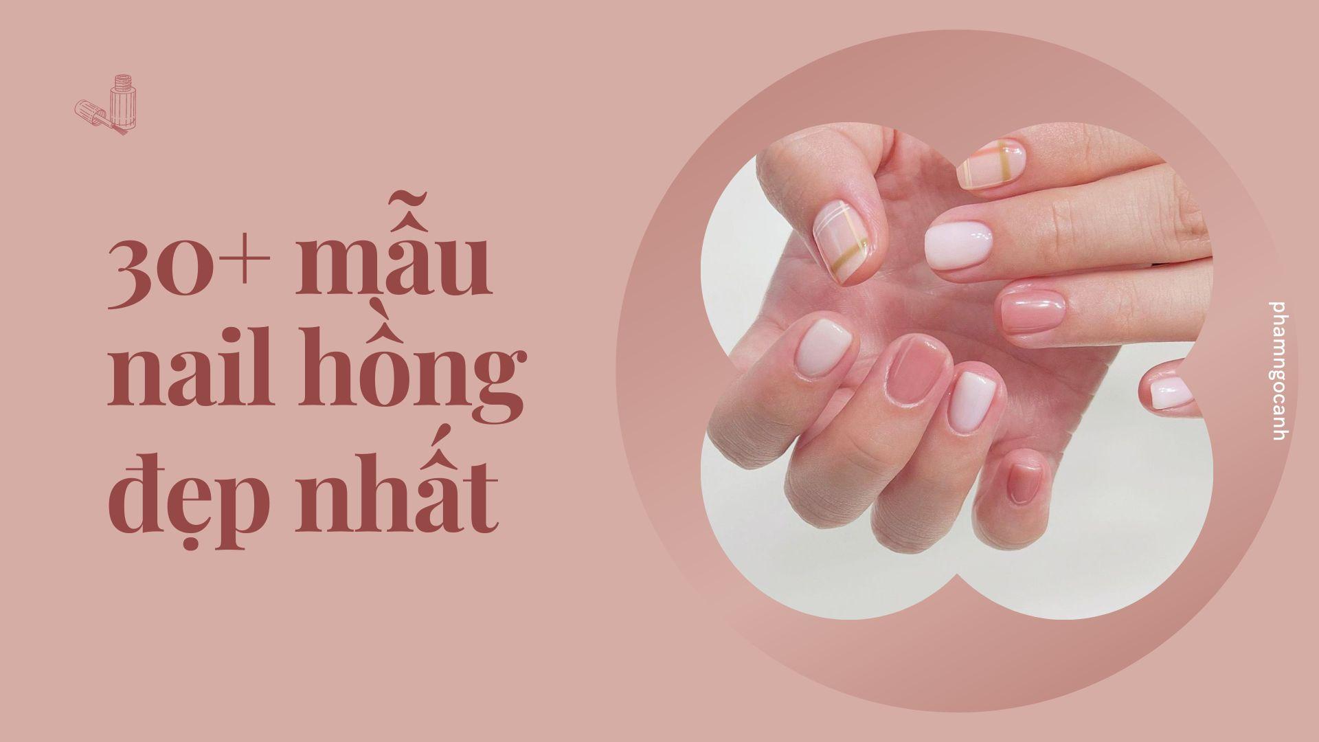 Năm 2024, mẫu nail hồng đẹp luôn là sự lựa chọn hàng đầu cho phái đẹp. Với những hoa văn sắc sảo, các họa tiết floral, hoặc những kiểu nail xoắn ốc cực kỳ ấn tượng, móng tay bạn sẽ luôn rực rỡ và quyến rũ.