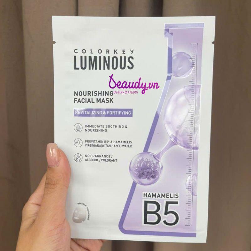 Review Mặt nạ Colorkey Luminous Nourishing Facial Mask: liệu có giúp ...